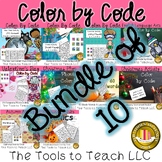 Bundle Color by Code Phonics Reading Skills No Prep