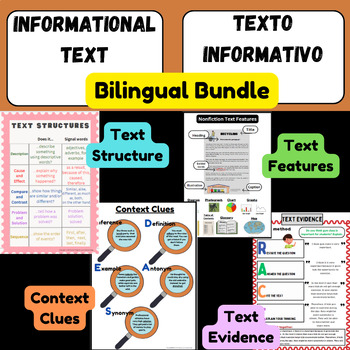 Preview of Bundle Informational Text - Texto Informativo bilingual