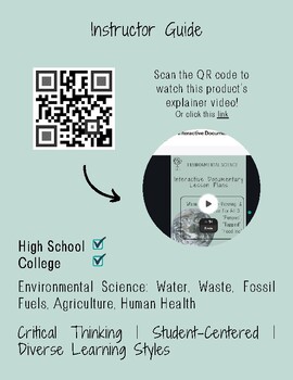 Lesson Plans Interactive Worksheets For Environmental Documentaries Bundle