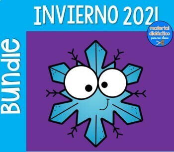 Preview of Bundle Invierno 2- matemática, numeración, lenguaje, PowerPoint- Spanish