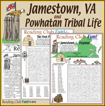 Preview of Jamestown, Powhatan, First People (Native Americans)