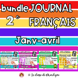 Bundle: Journal français 2e année Janvier-avril