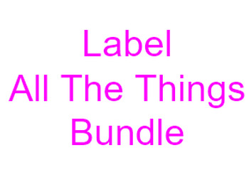 Preview of Bundle: Label All The Things