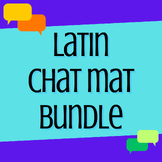 Bundle: Latin Chat Mats for Classroom Conversation