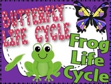Life Cycle of Frog and Butterfly Bundle