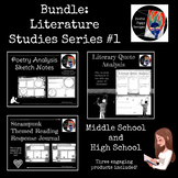 Bundle: Literature Studies #1- Distance Learning PDF Resou