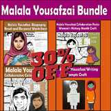 Bundle Malala Yousafzai Women's History Month craft Worksheet