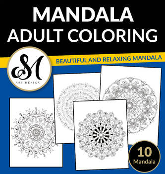 Preview of Bundle Mandala Adult Coloring