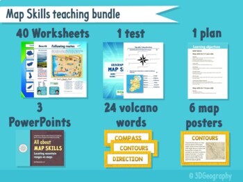 Preview of Bundle - Maps skills teaching resources
