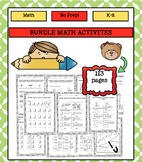 Bundle Math Activities K-2