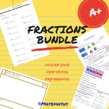 Preview of Bundle Maths Fractions