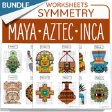 Bundle Maya Aztec Inca Math Activity Symmetry Hispanic Her
