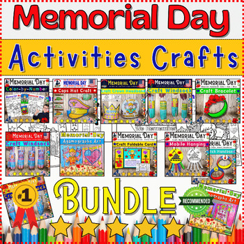 Preview of Bundle Memorial Day Craft Activity: Ideas & Activities⭐+10 Best Things to Do on⭐