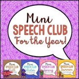 Bundle: Mini Speech Club for the Year