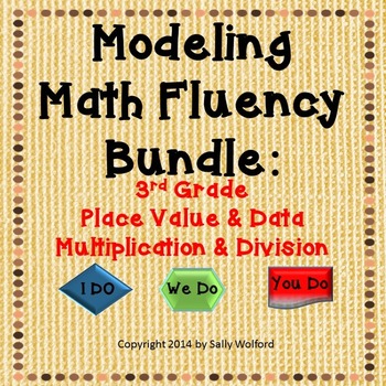 Preview of Bundle: Mastering Math Fluency - Place Value, Data, Multiplication & Division