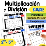 Multiplicación y División - Worksheets - Spanish