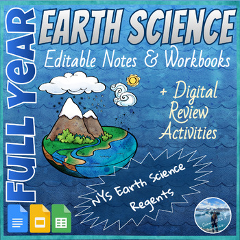 Preview of Bundle: NYS Earth Science Notes & Notebooks with Digital Review Activities