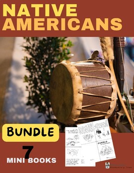 Preview of Bundle Native American Tribes 7 Minibooks