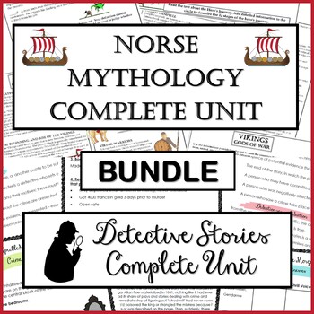 Preview of Bundle: Norse Mythology Unit and Detective Stories Unit