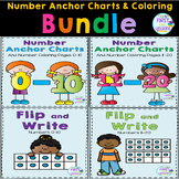 Bundle: Numbers 0-20 Anchor Charts, Coloring, Games