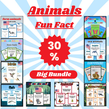 Preview of Bundle Of Sea, Predators, Forest, Farm, Insects, Reptiles And savanna Animals.