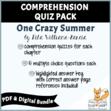 Bundle: One Crazy Summer Reading Comprehension Quiz Pack