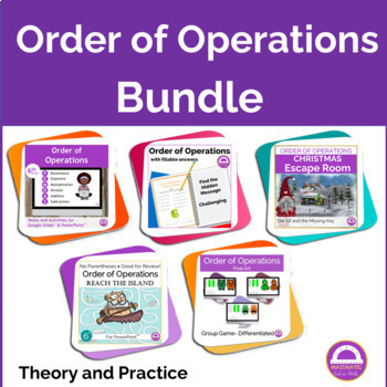 Preview of Bundle Order of Operations | 50% Discount