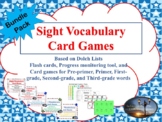 Bundle Pack Dolch Word Card Games