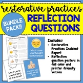 Bundle Pack: Restorative Practices Incident Report and Posters