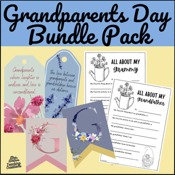 Preview of Celebrating Grandparents Day - Worksheets, Activities & Printable Gift Tags