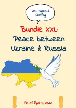 Preview of Bundle: Peace between Ukraine & Russia - Worksheets & Craft Materials