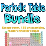 Bundle: Periodic Table review and unscrambles