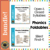 Bundle! Phonics Foldables - Open & Closed Syllables, Silen