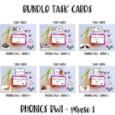 Bundle Phonics RWI - Phase 1. Task cards and worksheets
