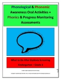 Phonological & Phonemic Awareness Oral Activities + Phonic
