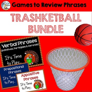 Preview of Phrases (Prepositional, Appositive, Verbal) Review Games - Bundle
