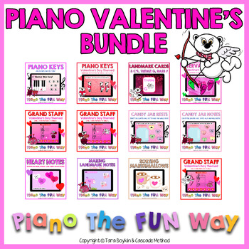 Preview of Bundle: Piano Valentines Bundle