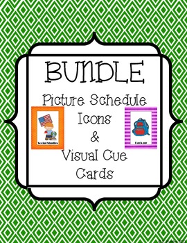 Bundle - Picture Schedule Icons & Visual Cue Cards by The Idea Hub