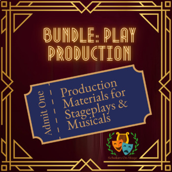 Preview of Bundle: Play & Musical Production - High School Drama Materials