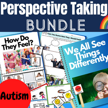 Preview of Point of View Perspective Taking Bundle Social Skill Story Activities Worksheets