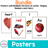 Classroom Posters Bundle (Realistic Pictures - Letters, Sh