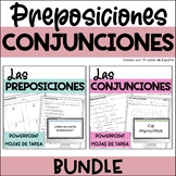 Bundle Preposiciones y conjunciones | Spanish Conjunctions