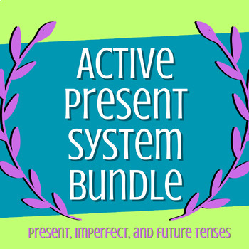 Preview of Bundle: Present System Practice Activities, Active Voice (Latin Verbs)