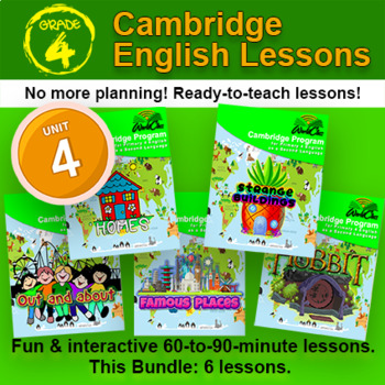 Bundle - Primary 4 ESL Cambridge Curriculum Unit 04 - Homes | TPT