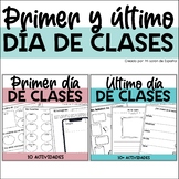Bundle Primer y Último día de clases | Spanish Last Day of School