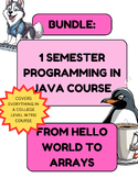 Bundle: Programming in Java Course- Intro to Java to Arrays
