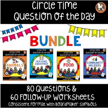 Preview of Bundle:  Question of the Day for Special Needs Children