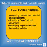 Bundle: Rational Exponents and Radicals