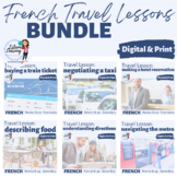 Bundle -SIX French Travel Lessons - Train, Taxi, Hotel, Fo