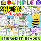 Bundle SPRING SEASON Activities Emergent Reader Kindergart